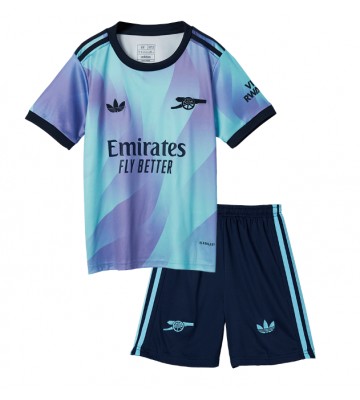 Lacne Dětský Futbalové dres Arsenal 2024-25 Krátky Rukáv - Tretina (+ trenírky)